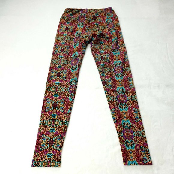 NWOT LulaRoe One Size Leggings  Womens Size 0-12  OS Stretch Pants Multicolor - Picture 5 of 6